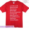 Love IS Love Water Is Life Quotes T Shirt
