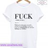 F Word Definition T Shirt