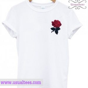 Pocket Rose T Shirt