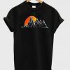 Mountain Escape Heather Black T Shirt