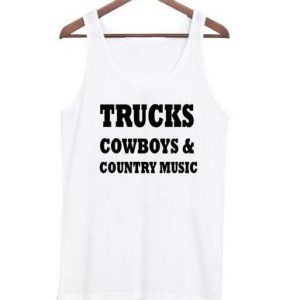 Truck Cowboys & Country Music Tank Top