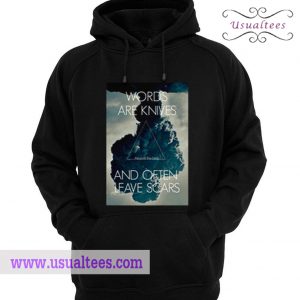 Panic! At The Disco Words Are Knives And Ofter Leave Scars Hoodie