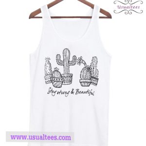 Stay Strong & Beautiful Cactus Tank Top