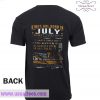 Kings Are Born In July T Shirt
