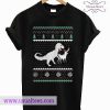 T-Rex Vs Reindeer Ugly Christmas T shirt