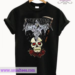 Yeezus death skull t-shirt