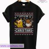 Pikachu and Eevee let’s go Christmas T shirt