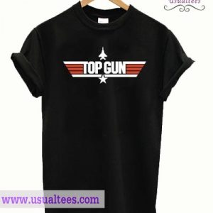 TOP GUN Black T shirt